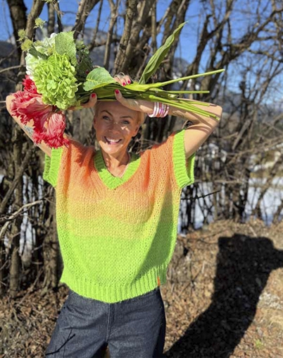 Lene Beier x Lind - LBÆble Strik - Light Green 